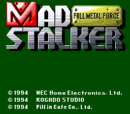 Mad Stalker: Full Metal Forth (PCCD)   © Interchannel 1994    1/4