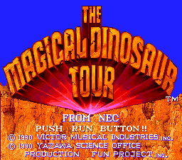Magical Dinosaur Tour (PCCD)   © NEC 1990    1/5