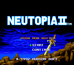 Neutopia II (PCE)   © Hudson 1991    1/3
