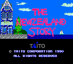 The New Zealand Story (PCE)   © Taito 1990    1/7