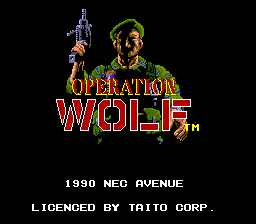 Operation Wolf (PCE)   © Interchannel 1990    1/6