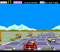 Out Run (PCE)   © Interchannel 1990    4/7