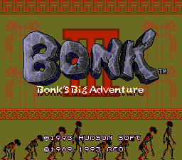 Bonk 3: Bonk's Big Adventure (PCCD)   © Hudson 1993    1/4