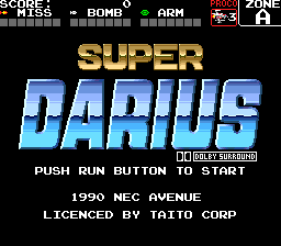 Super Darius (PCCD)   © Interchannel 1990    1/2