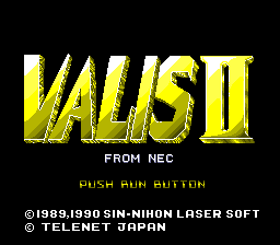Valis II (PCCD)   © Telenet 1989    1/4