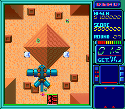 Volfied (PCE) &nbsp; &copy; Taito 1989 &nbsp;  4/5