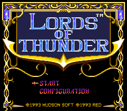 Lords Of Thunder (PCCD)   © Hudson 1993    1/10