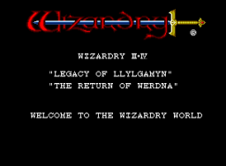 Wizardry III & IV (PCCD)   © Naxat Soft 1994    1/4