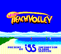 World Beach Volley (PCE)   © IGS Corp. 1990    4/5