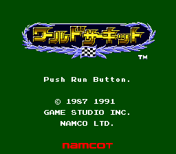 World Circuit (PCE) &nbsp; &copy; Namco 1991 &nbsp;  1/2