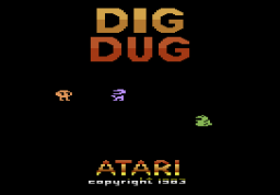 Dig Dug   © Atari (1972) 1983   (2600)    1/3