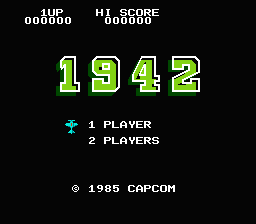 1942 (NES)   © Capcom 1985    1/3