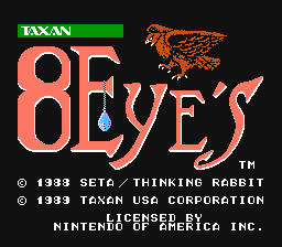 8 Eyes (NES)   © Taxan 1988    1/3