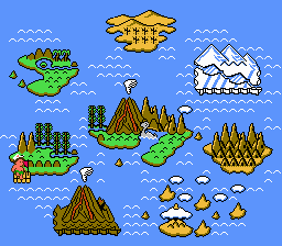 Adventure Island II (NES)   © Hudson 1991    2/3