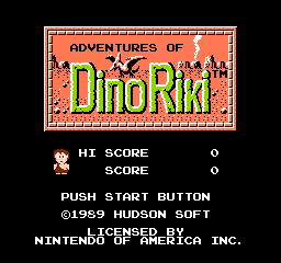 The Adventures Of Dino Riki (NES)   © Hudson 1987    1/3