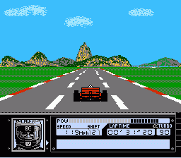 Turbo Racing (NES)   © Data East 1989    2/3