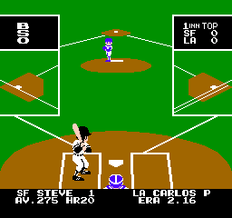 Bad News Baseball (NES)   © Tecmo 1989    2/3