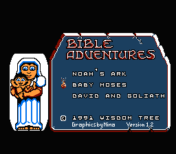 Bible Adventures (NES)   © Wisdom Tree 1991    1/3
