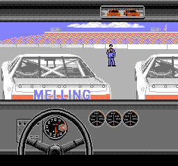 Bill Elliott's NASCAR Challenge (NES)   © Konami 1991    2/3