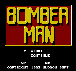 Bomberman (1985) (NES)   © Hudson 1985    1/3