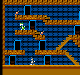 The Bugs Bunny Crazy Castle (NES)   © Seika 1989    2/3