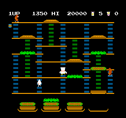 BurgerTime (NES)   © Data East 1985    3/3