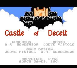 Castle Of Deceit (NES)   © Bunch Games 1990    1/3