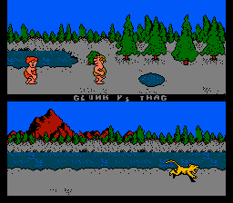 Caveman Games (NES)   © Data East 1990    2/3