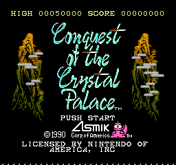 Conquest Of The Crystal Palace (NES)   © Asmik Ace 1990    1/3
