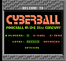 Cyberball (NES)   © Jaleco 1991    1/3