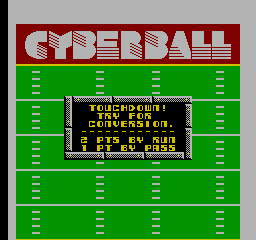 Cyberball (NES)   © Jaleco 1991    3/3
