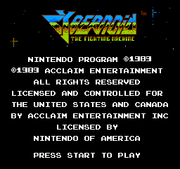 Cybernoid: The Fighting Machine (NES)   © Acclaim 1989    1/2