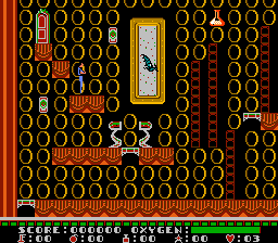 Dash Galaxy In The Alien Asylum (NES)   © Data East 1990    2/3