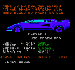 Death Race (1990) (NES)   © Home Entertainment Suppliers 1990    2/3