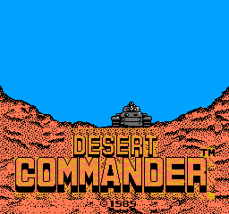 Desert Commander (NES)   © Seika 1988    1/3