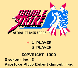 Double Strike (NES)   © American Video Entertainment 1990    1/3