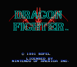 Dragon Fighter (NES)   © Sofel 1990    1/3