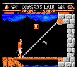 Dragon's Lair (NES)   © Sony Imagesoft 1990    2/3