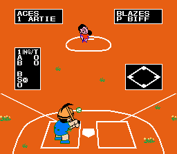 Dusty Diamond's All-Star Softball (NES)   © Brderbund 1989    2/3