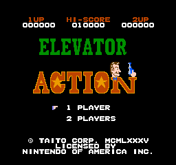 Elevator Action (NES)   © Taito 1985    1/3