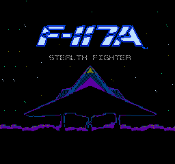 F-117A Stealth Fighter (NES)   © MicroProse 1992    1/3