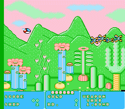Fantasy Zone (1989 Tengen) (NES)   © Tengen 1989    2/3