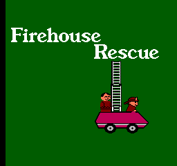 Fisher Price: Firehouse Rescue (NES)   © GameTek 1992    1/3