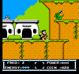 The Flintstones: The Rescue Of Dino & Hoppy (NES)   © Taito 1991    2/3