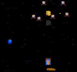 Galactic Crusader (NES)   © Bunch Games 1990    2/3