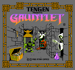 Gauntlet (1987) (NES)   © Tengen 1987    1/3