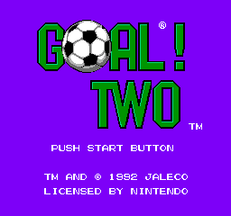 Goal! 2 (NES)   © Jaleco 1992    1/3