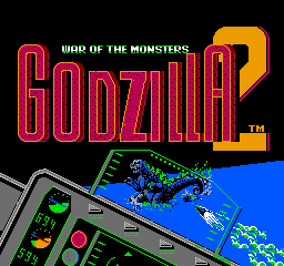 Godzilla 2: War Of The Monsters (NES)   © TOHO 1992    1/3