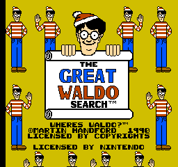 The Great Waldo Search (NES)   © THQ 1992    1/3
