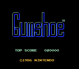 Gumshoe (NES)   © Nintendo 1986    1/3